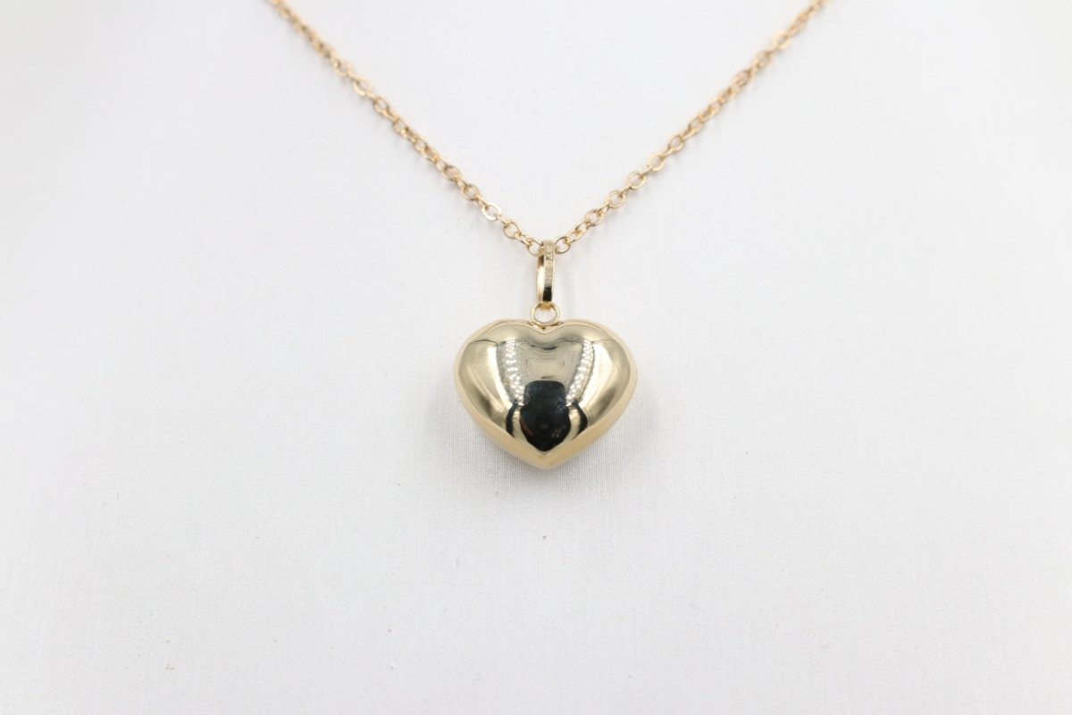 9ct Gold Small Puff Heart