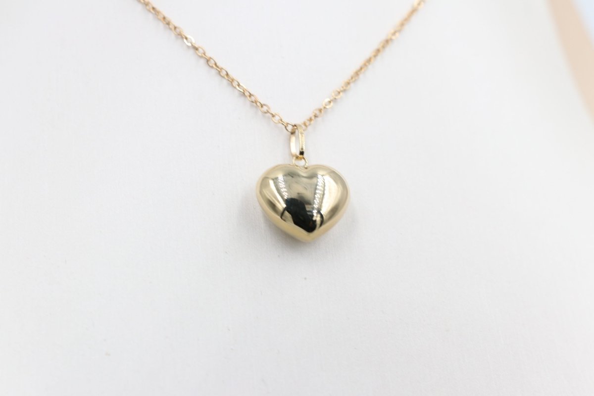 9ct Gold Small Puff Heart