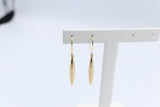 9ct Gold Marquise Drop Earrings