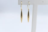 9ct Gold Marquise Drop Earrings