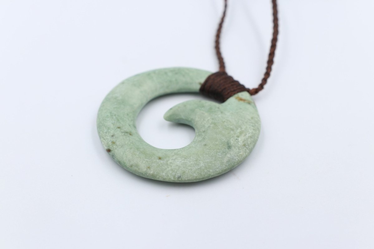 New Zealand Greenstone Porowhita Koru Inanga Stone