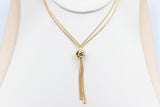 9ct Gold Multi Chain Overlapping Necklace 42cm