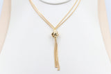 9ct Gold Multi Chain Overlapping Necklace 42cm