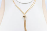 9ct Gold Multi Chain Overlapping Necklace 42cm