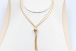 9ct Gold Multi Chain Overlapping Necklace 42cm