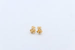 9ct Gold Flower Earrings