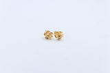 9ct Gold Flower Earrings