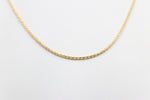 9ct Gold Italian Wheatsheaf Chain 50cms