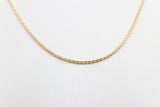 9ct Gold Italian Wheatsheaf Chain 50cms