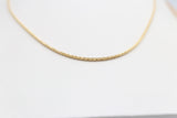 9ct Gold Italian Wheatsheaf Chain 45cms