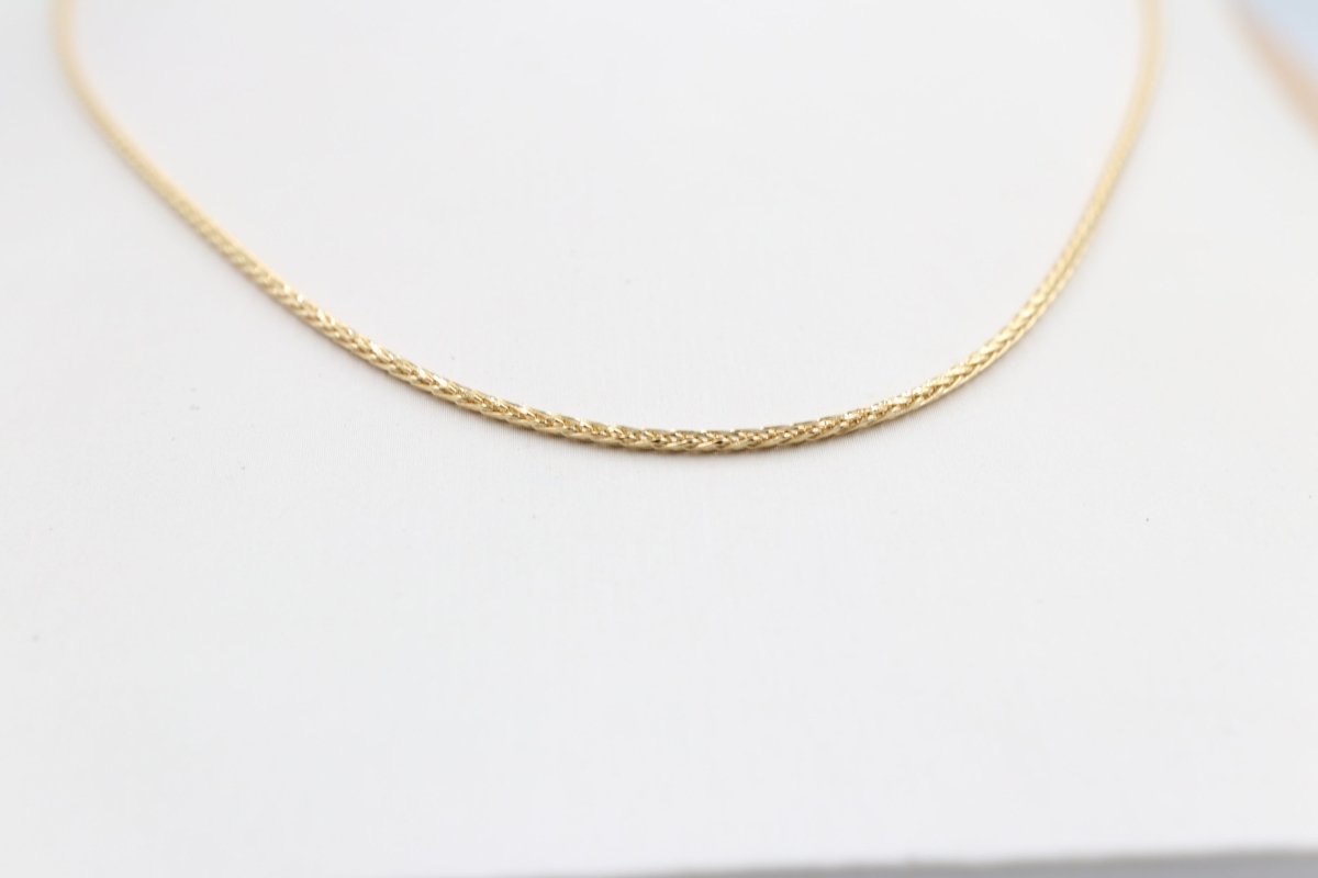 9ct Gold Italian Wheatsheaf Chain 45 55 60cms 431.9CH