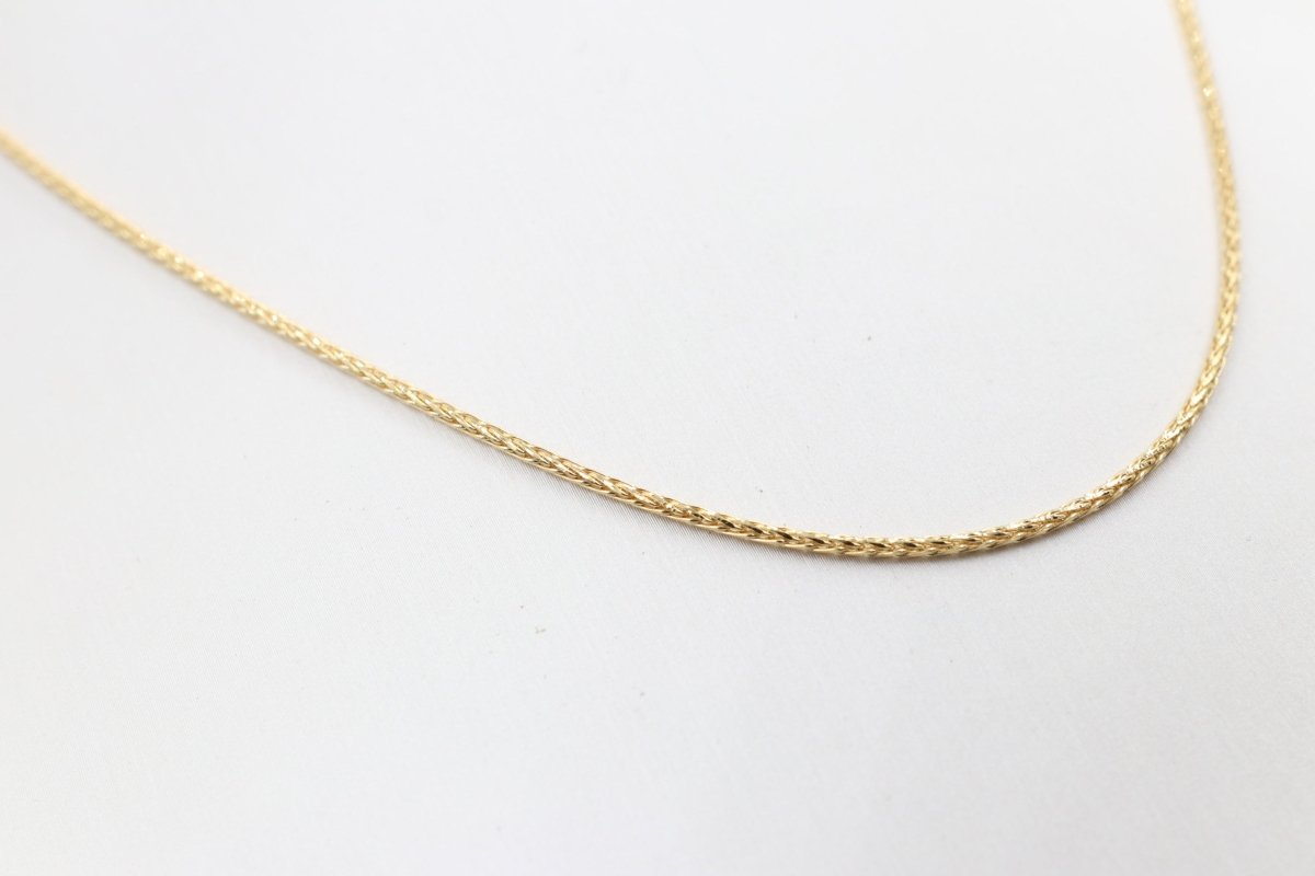 9ct Gold Italian Wheatsheaf Chain 45 55 60cms 431.9CH