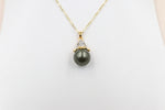 18ct Gold Plated Faux Pearl Pendent