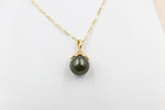 18ct Gold Plated Faux Pearl Pendent