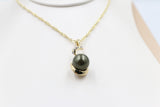 18ct Gold Plated Faux Pearl Pendent