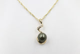 18ct Gold Plated Faux Pearl Pendent