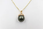 18ct Gold Plated Faux Pearl Pendent