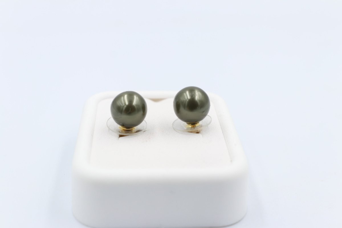 18ct Gold Plated Faux Pearl Earrings