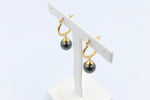 18ct Gold Plated Faux Pearl Earrings