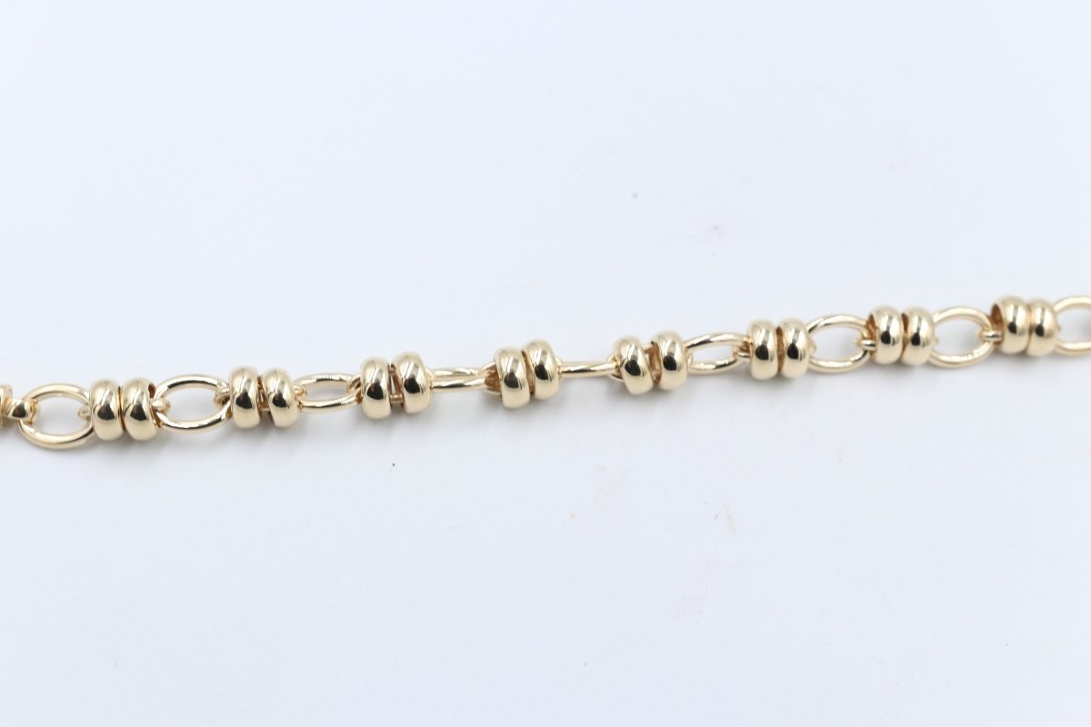 9ct Gold Handmade Cable and Belcher 1:2 Bracelet B7181SJ