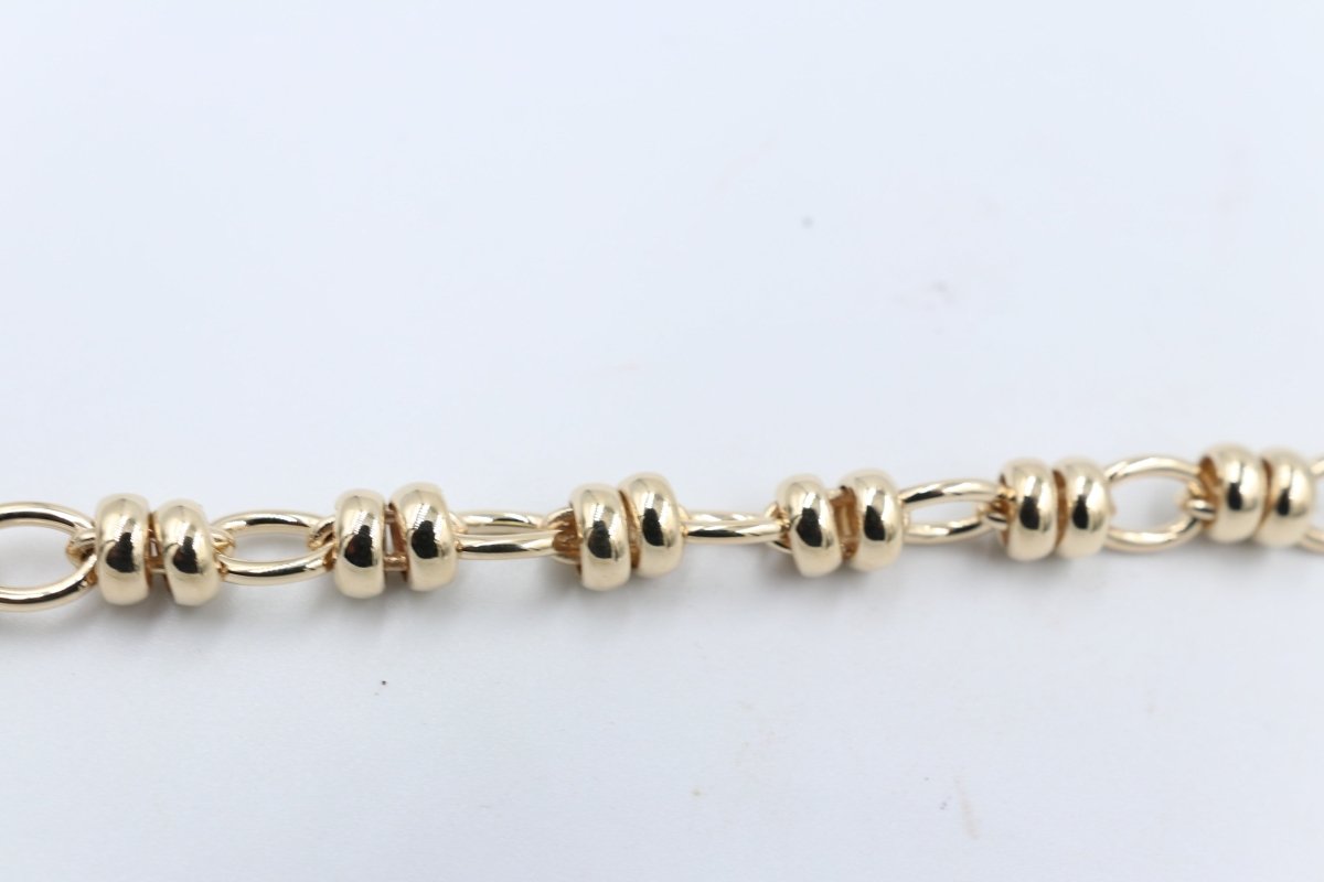 9ct Gold Handmade Cable and Belcher 1:2 Bracelet B7181SJ
