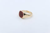 9ct Gold Solid Spectrum ring