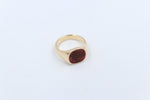 9ct Gold Solid Spectrum ring