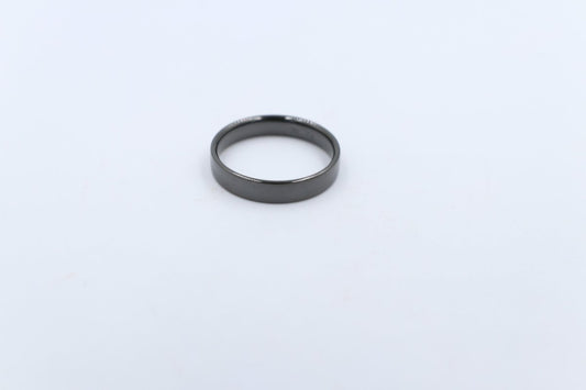 Zirconium Fit Flat Round Wedder
