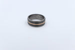 Zirconium & Tantalum and 9ct Rose Band