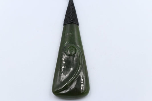 New Zealand Greestone Drop with Koru
