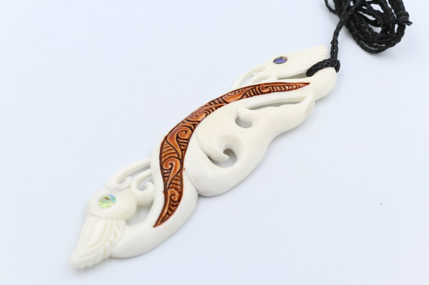 XL Bone Manaia Pendant BPXL007