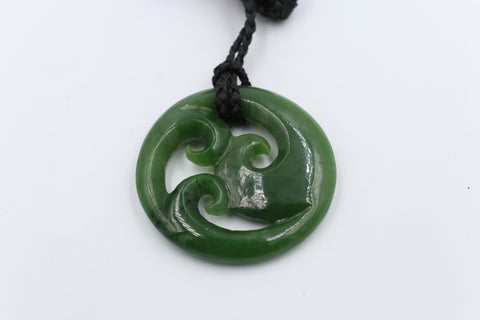 New Zealand Greenstone Triple Koru