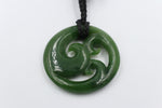 New Zealand Greenstone Triple Koru