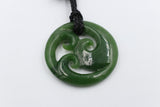 New Zealand Greenstone Triple Koru