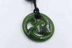 New Zealand Greenstone Triple Koru