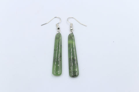 New Zealand Greenstone Drop Earrings