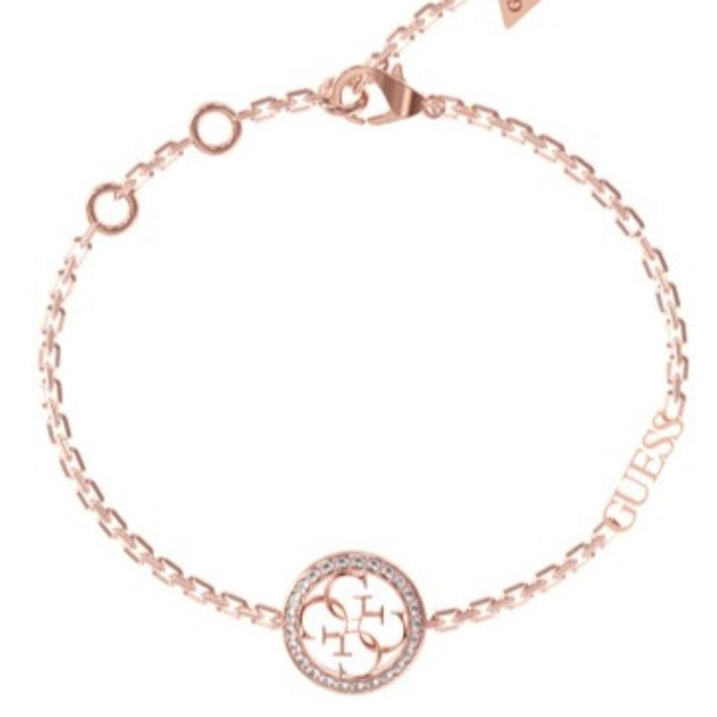 Guess Rose Gold Plated Bracelet JUBB02137JWRGL