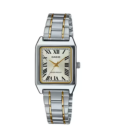 Casio Ladies Silver Standard Analogue Watch - LTPV007D-9B