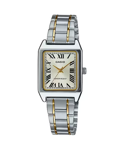 Casio Ladies Silver Standard Analogue Watch - LTPV007D-7B