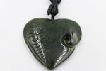 Greenstone Heart with Koru