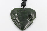 Greenstone Heart with Koru