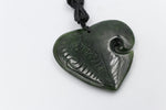 Greenstone Heart with Koru