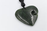 Greenstone Heart with Koru
