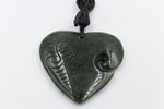 Greenstone Heart with Koru
