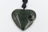 Greenstone Heart with Koru