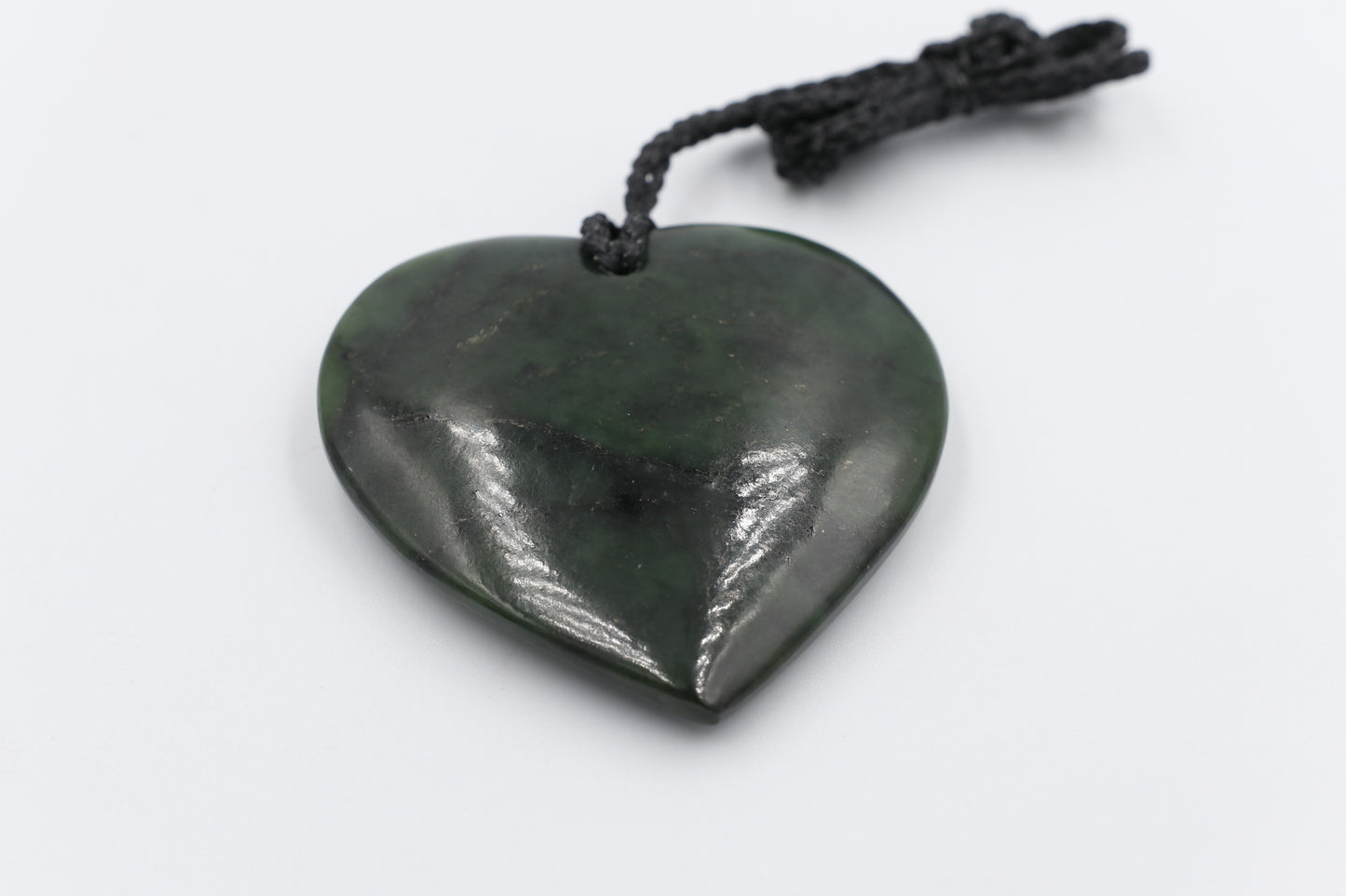 New Zealand Greenstone Heart 60mm