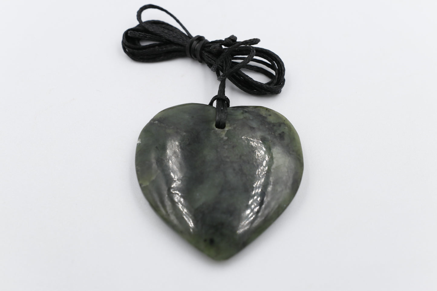 New Zealand Greenstone Heart 40mm HPH40