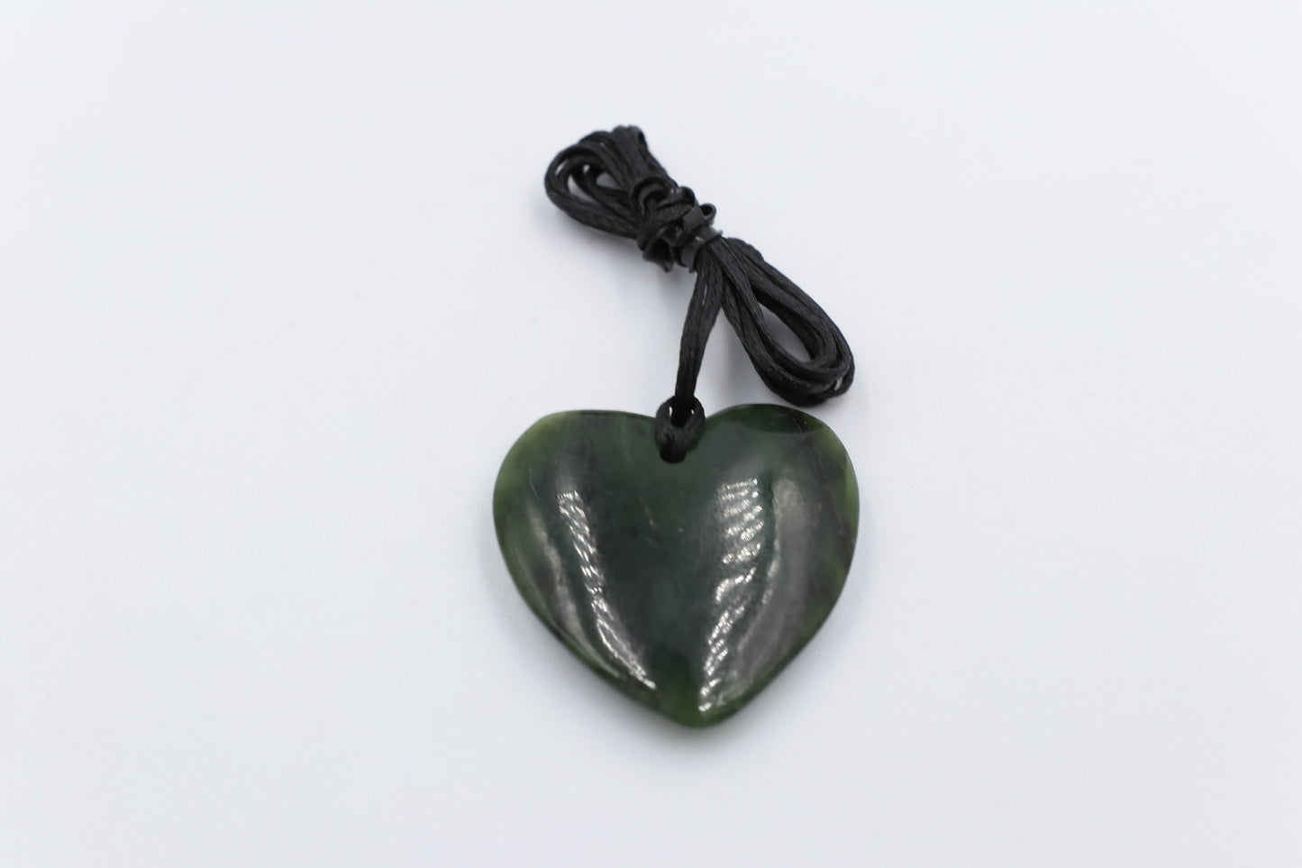 New Zealand Greenstone Heart 30mm