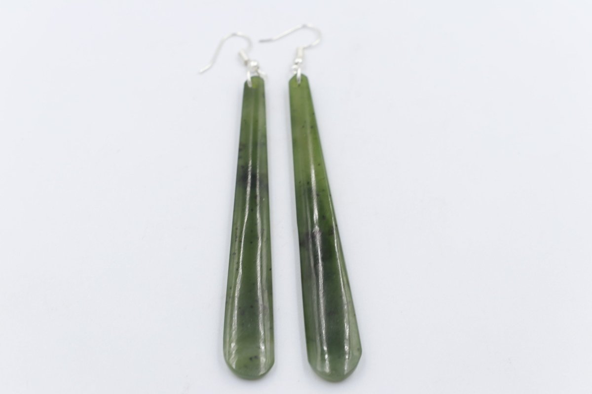New Zealand Greenstone Drop Earrings GE009GT