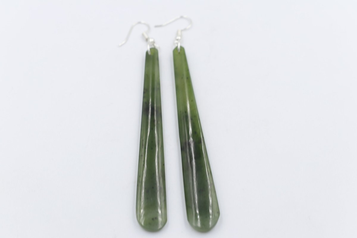 New Zealand Greenstone Drop Earrings GE009GT